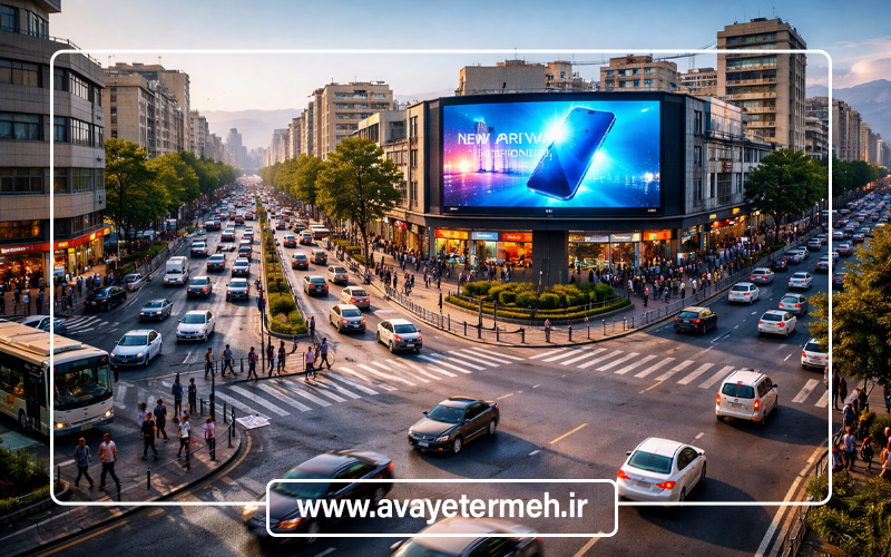 نقش موقعیت مکانی در اثربخشی تبلیغات بیلبورد دیجیتال در کرج